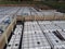 Australian residential footing slab construction incorporating polystyrene waffle pod design