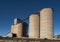 Australian rural concrete grain silos