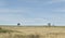 Australian rural landscape horizon with sky and wispy clouds