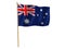 Australian silk flag