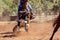 Australian Team Calf Roping At Country Rodeo