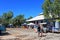 Australian tourists shopping at Broome Markets Courthouse Market