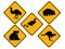 Australian wildlife road signs