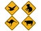 Australian wildlife signs