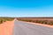 Australian winding road in the outback