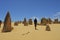 Australian woman hiking at Pinnacles Desert in Western Australia