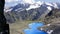 Austria. Alpine region `Stubai`. View of the lake `Rinnensee`.