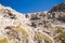 Austria. Alpine ridge- 09/25/2018: Dachstein mountain at an altitude of 3500 meters above sea level