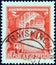 AUSTRIA - CIRCA 1957: A stamp printed in Austria from the `Buildings` issue shows Porcia Castle, Spittal, circa 1957.