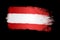 Austria  flag with brush paint textured, background, Symbols of Austria, graphic designer element - Vector - illustration