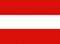 Austria flag red and white color, Illustration image