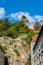 Austria. Graz. Stairs leading to the highest point of the city Staircase leading hill Schlossber