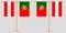 Austria and Portugal. The Austrian and Portuguese vertical flags. Official colors. Correct proportion. Vector