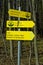 Austria, Semmering Railway, signpost