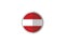 Austria state flag circle shape symbol emblem