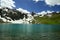 Austria, Tirol, lake in Austrian Alps