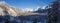 Austria, Tyrolean Alps. Road to Fern pass. Wonderful landscape just after a snow fall