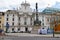 Austria, Vienna, Church of the Nine Choirs of Angels and the Column of the Virgin Mary