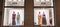 Austria, Vienna - January 9, 2023: Multi-colored LGBT mannequins in dresses in a shop window. JCH fashion store for an Austrian