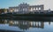 Austria; Vienna; October 21, 2018; The Gloriette in the Schoenbrunn park with it`s reflection in the water