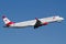 Austrian Airlines AUA Embraer 190 departing for a flight