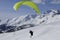 Austrian Alps: Paragliding in Wintertime