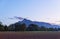 Austrian Alps under autumn dramatic sky