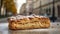 Austrian Apfelstrudel in a Viennese Cafe Setting