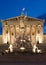 Austrian Parliament in Vienna at night