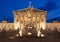 Austrian Parliament in Vienna at night