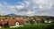 Austrian village Etzersdorf-Rollsdorf in the fall. Federal state Styria, Austria.