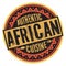 Authentic African Cuisine stamp