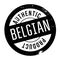 Authentic belgian product stamp