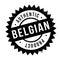 Authentic belgian product stamp