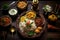 Authentic Biryani Bliss: Glistening Spices & Tender Meats in Traditional Handi