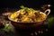 Authentic Biryani Bliss: Glistening Spices & Tender Meats in Traditional Handi