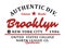 Authentic Brooklyn Typography design, Vector Image