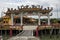 Authentic Chinese temple, Nan Tian Gong temple in Pulau Ketam village island, Malaysia