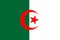 Authentic colorful Algeria flag