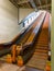 Authentic escalators at Sint-Anna tunnel