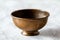 Authentic Handmade Turkish Copper Bowl on Marble