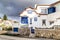 Authentic houses in Portugal, on the street of the village Azenhas do Mar.