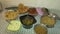 Authentic Indian pahadi food prepared on festival Makar Sankranti