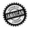 Authentic jamaican product stamp