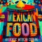 Authentic Mexican Food Art Logo Colorful with Sombrero