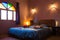 Authentic Moroccan bedroom in traditional riad