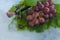 Authentic organic food. Grapes Italian delishes