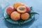 Authentic organic food. Peaches Italian delishes