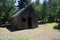 Authentic pioneer cabin in the San Gabriel mountains