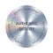 Authentic quality round hologram sticker. Vector holographic element for product quality guarantee